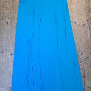 Azules Vibrant Blue Maxi Skirt | Size XL